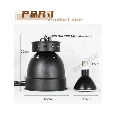 35W espectro completo UVB Lámpara HID para reptiles E27 Tipo de base PAR Forma de copa de aluminio congelada para reptiles